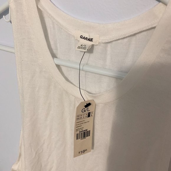 NWT GARAGE LOOSE HIGH NECK TANK TOP - Picture 3 of 3